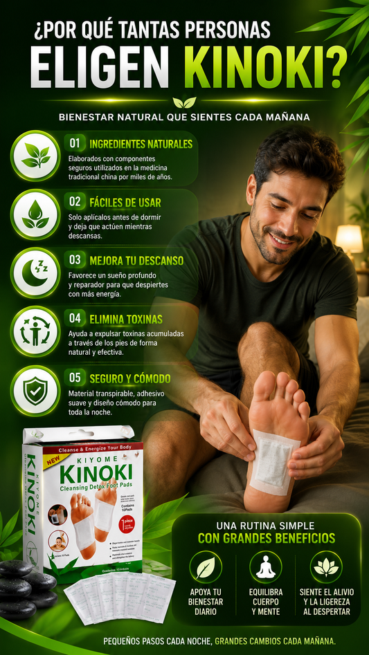 KINOKI PARCHES DE DESINTOXICACIÓN